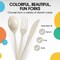 Party Solids 100 Pcs Disposable Utensils – Heavy Duty Plastic Cutlery Set – Premium Plastic Forks, Spoons or Knives for Parties, Events, Catering & Tableware Supplies by Exquisite